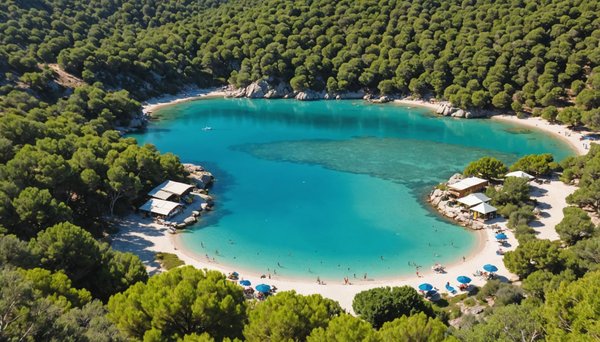 Découvrez le Trésor Caché : Un Lagon Artificiel Au Cœur d'un Camping en Corse du Sud